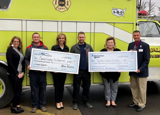 Equality Fire Department Receives New Rescue Equipment From Community, Local Healthcare Organizations