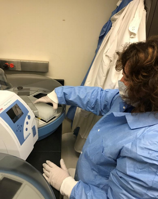 ILLINOIS STATE POLICE FORENSIC SERVICES PERSONNEL ASSIST WITH COVID-19 TESTING
