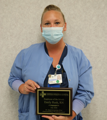 FMH PRESENTS JULY EMPLOYEE OF THE MONTH