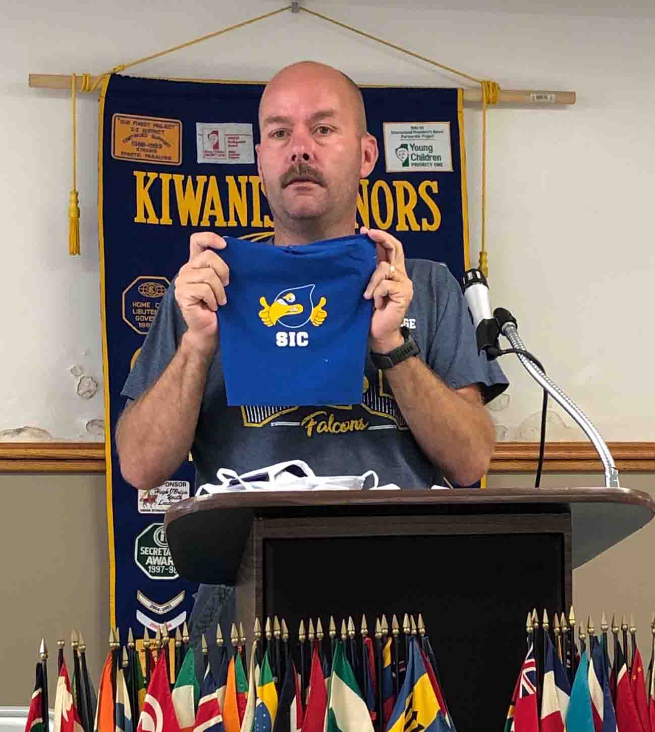 Ricky Sauls Addresses Carmi Kiwanis Club Thursday About SIC’s Pandemic Plans
