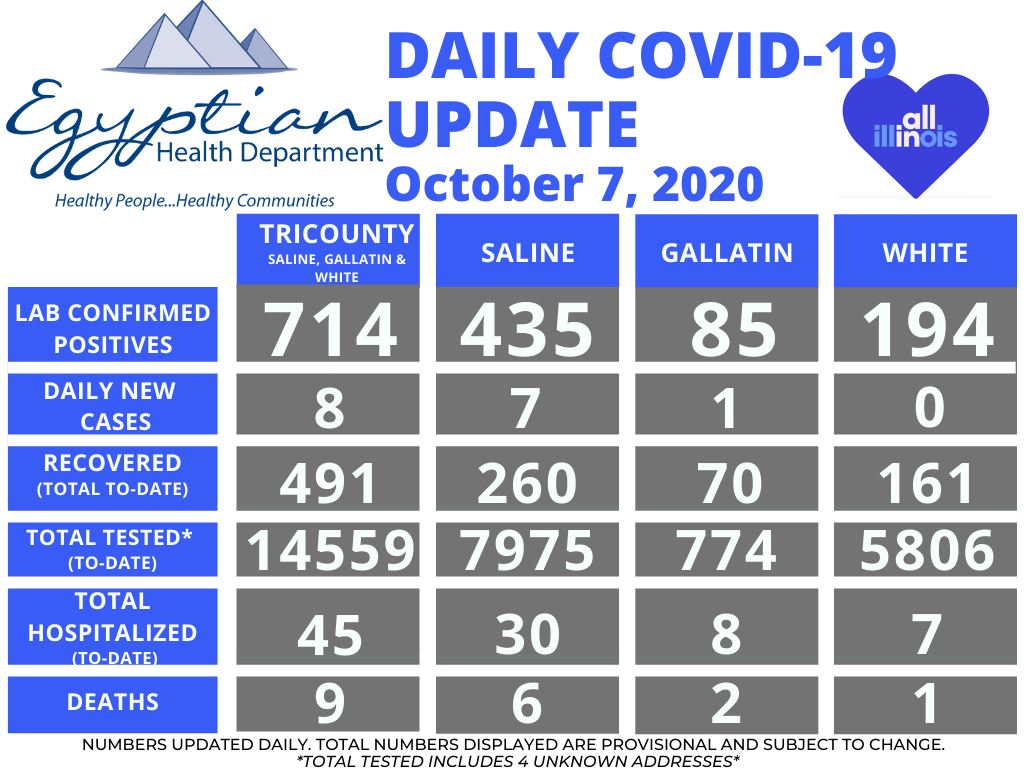Egyptian Health Department Reports 8 New COVID-19 Cases Wednesday