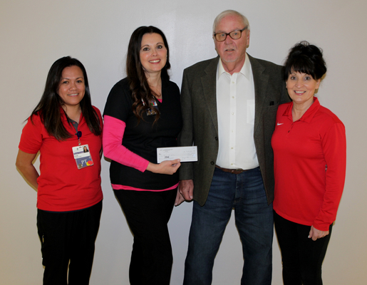 JERRY COX FOUNDATION TRUST DONATES TO THE FAIRFIELD MEMORIAL HOSPITAL THERAPY DEPARTMENT