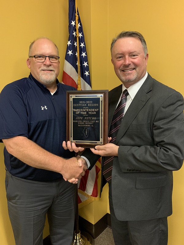 Fetcho Chosen as Egyptian Region Superintendent of the Year