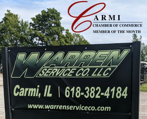 Carmi Chamber Unveils Warren Service Company as September Member of the Month