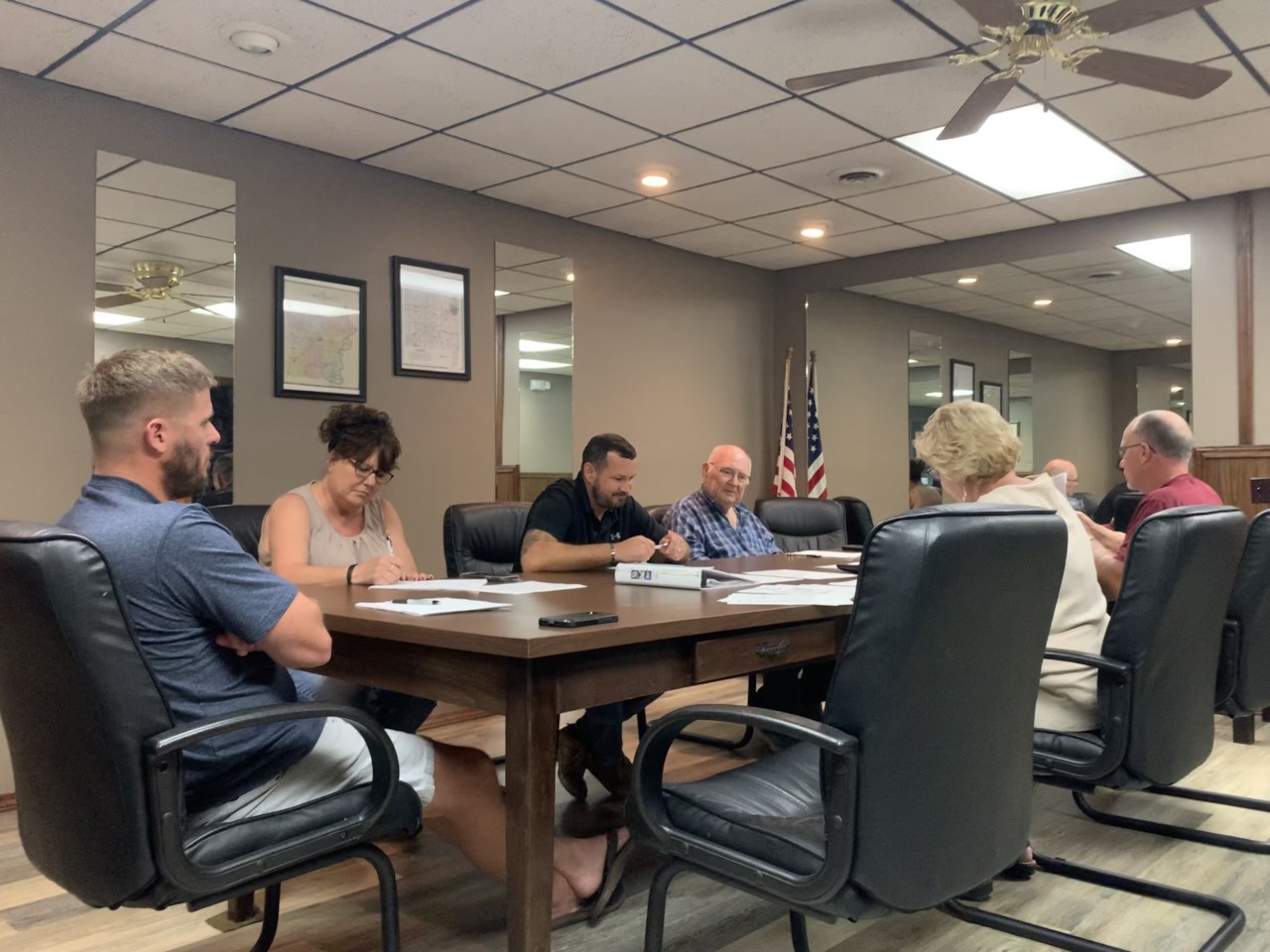 Township Cemetery Trustee Meeting Was Held Today
