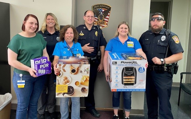 Wal Mart Employees Make Donation to Celebrate National Police Week