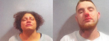 Domestic Battery Outside Sheriffs Office Lands Pair Behind Bars