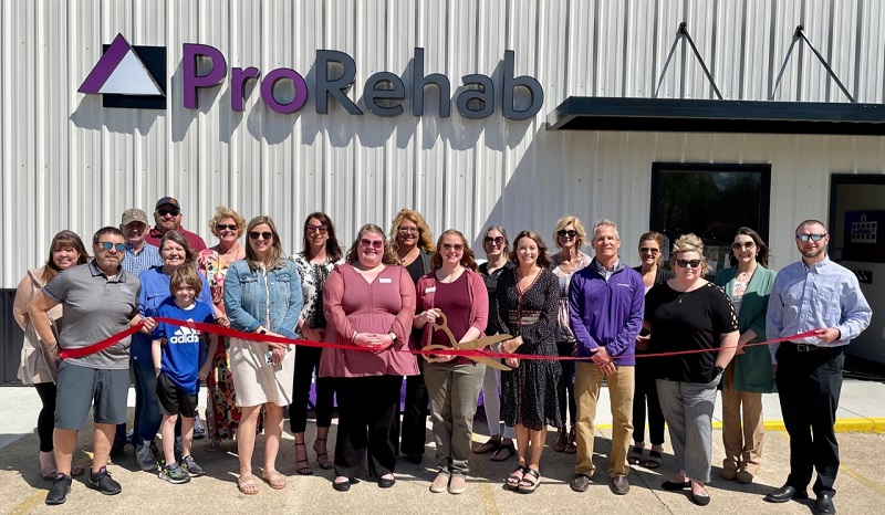 Cook Cuts Ribbon; Glad to be Home with ProRehab