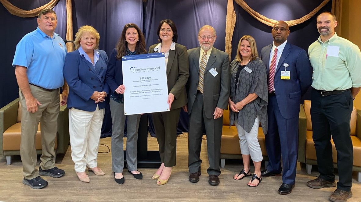 Hamilton Memorial Hospital Awarded USDA Emergency Rural Health Care Grant for Epic EMR & Dedicates State-of-the-Art Isolation Patient