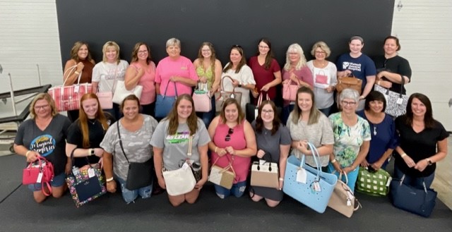 Albion Area Chamber Gives Out More than $7,000 Worth of Designer Purses at Handbag Binga Thursday