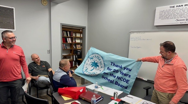 NCOE School Board Bids Lane Bon Voyage after Twenty Years of Service