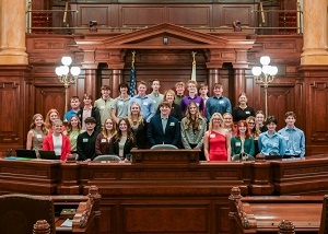 Local High School Students Visit Springfield