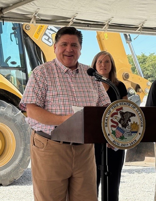Pritzker, IDOT, Local Officials Break Ground on 27 Million Dollar