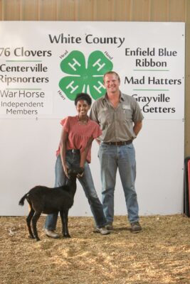 Blue Ribbon Goat Debo Roser Burnt Prairie Fertilizer