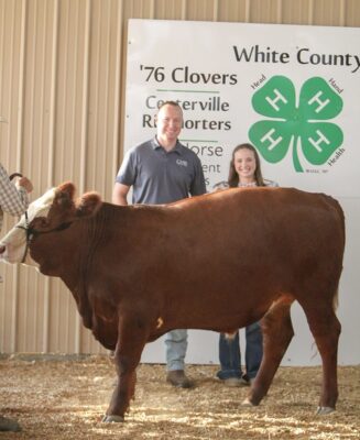 Grand Champion Steer Emmaline Draper Citizens National Bank