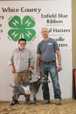 Blue Ribbon Goat Ethan Thompson Fairfield National Bank