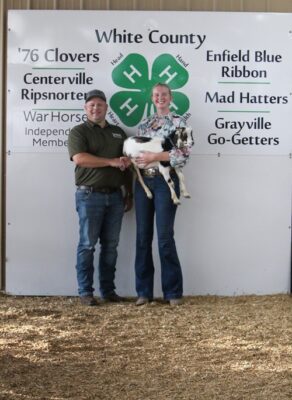 Grand Champion Mini Buck Grace McCarty Peoples National Bank & McLeansboro Abstract Company