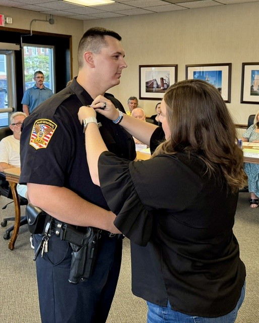 Quillman is pinned as Sergeant