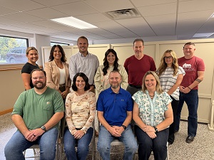 Carmi Kiwanis Board Members and Leaders for 2027.<br />Back row (L-R) Emily Williams, Bev Vaught, Justin Dartt, Kati Sturgal (Secretary), Adam Winkleman, Amanda Nelson (Treasurer), and Jc Tinsley.<br />
Front row (L-R): Luke Sailer (Outgoing President), Meagan Drone (President), Eric Rahlfs (Vice President), and Amy McCarty (First Vice President).<br />
Not Pictured: Roger Winter (Second Vice President), Katelyne Wolff, Larissa Hays, and Jeremy Jordan.